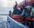 Bild: Erik Marquardt
Seit Jahren ist Fotograf Erik Marquardt vor Ort unterwegs: in Afghanistan, entlang der Balkanroute oder – wie im Bild zu sehen – im Mittelmeer. Am 27. September spricht der 30-Jährige in Weiden.