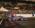 Bild: Running Snail Racing Team/OTH Amberg-Weiden
Der RS18 auf der Start-Ziel-Geraden des Circuit de Barcelona-Catalunya bereit für den Beschleunigungstest.