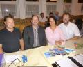 Bild: is
Bei der CSU-Ortshauptversammlung stimmen Ortsvorsitzender Andreas Reindl (von links), Max Schwärzer, CSU-Landtagskandidatin Tanja Renner und CSU-Bezirkstagskandidat Matthias Grundler auf die Landtagswahlen ein.