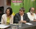 Bild: Wolfgang Steinbacher
Über die Erfahrungen aus dem WAA-Widerstand und über Formen von Zivilcourage sprechen (von links) Heinz-Ulrich Schmidt, Kathrin Göring Eckardt, Moderator MdB Stefan Schmidt, Helmut Wilhelm und Paul Groß.