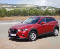 Bild: Michael Ascherl
Die meisten Kunden kaufen den CX-3 wegen des Designs und wählen dann auch gleich die beste Ausstattung. Nach dem Facelift steht das kleine SUV noch stämmiger da. Neu ist die Farbe Magmarot-Metallic.