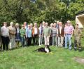 Bild: frd
Der frühere Generalmajor Eberhard Wetter (Achter von rechts) hat dem "Wetter-Treffen" seinen Namen gegeben. Bei der Neuauflage freute er sich über die Treue seiner Kameraden, die sich bereits zum 44. Mal eingefunden haben.