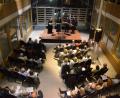 Bild: Kunz
Das "Athos-Quartett" sang bei den Weidener Max-Reger-Tagen im Gebäude des Bayernwerks.