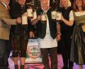 Bild: Wolfgang Steinbacher
Sie feiern den Ehrenfestwirt (von links): Brauer Reinhold Kummert, Oberbürgermeister Michael Cerny, Josef Hirsch sowie Petra Strobl und Maria Frank vom ACM.