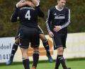 Bild: A. Schwarzmeier
Jubel beim ASV Haidenaab. Pascal Steeger (Nummer 4) und Tolunay Kargi liegen sich nach dem Sieg gegen den FC Vorbach in den Armen; rechts Alexander Küffner.
