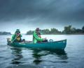 Bild: arr
Auch ein kleiner Regenschauer kann einem echten Paddler nicht den Spaß verderben.