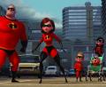 Bild: Disney Pixar/dpa
Was für eine heldenhafte Familie: Der bärenstarke Papa Mr. Incredible, das äußerst steckbare Elastigirl, der superschnelle Flash, die zuweilen unsichtbare Violetta und Baby Jack Jack kämpfen mittlerweile Seite an Seite. 	Bild: Disney Pixar/dpa
