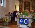 Bild: bej
Der Festgottesdienst zum 40-jährigen Jubiläum wurde von den Mitgliedern des Frauenbunds Muschenried mitgestaltet.