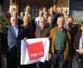Bild: Hirsch
Die Gewerkschaft "Ver.di" ehrte langjährige Mitglieder. Vor allem die Altersjubilare Georg Liebl, Helmut Biegelmeier, Hans Schuierer, Georg Raab und Gottfried Hildebrand (vorne von links).