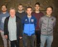 Bild: adj
Der neue Vorstand des SV-Fördervereins mit den Kassenprüfern (von links): Julian Bäumler, Klaus Baschnagel, Martin Simon, Florian Wolf, Lukas Wolf und zweiter SV-Vorsitzender Joachim Kraemer.