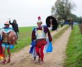 Bild: brü
Die Gäste aus Griechenland auf der Strecke bei der fünften Auflage des Tempel-Marathons in Etsdorf bei Freudenberg.