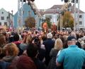Bild: Hirsch
Riesengroß war der Andrang am Samstag bei der Modenschau am Schwandorfer Marktplatz.