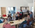 Bild: gz
Die Buchautorin Marianne Ach überraschte die Seniorinnen und Senioren mit einer Lesung aus ihrem Erstlingswerk.