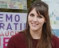 Bild: Gabi Schönberger
Organisatorin Anna Schätzler von der Initiative "Neustadt lebt Demokratie"