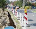 Bild: bkr
Richtung Ortseingang bewegt sich die Baustelle zur Verlegung der neuen Leitung zu einem außerhalb gelegenen Anwesen. 620 Meter ist sie lang.