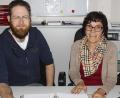 Bild: luk
Ohne Papierkram geht es zwar immer noch nicht, dennoch sind Stefan Hartung und Anita Heindl mittlerweile froh, sich bei der Betreuung von Flüchtlingen auf andere Aufgaben konzentrieren zu können.