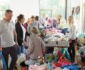 Bild: adj
Eine freundschaftliche Atmosphäre herrscht beim Kinderbasar des Elternbeirats der Kita Arche Noah.