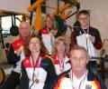 Bild: exb
Viermal Gold, einmal Silber, einmal Bronze holten die Bankdrücker des KSC II Amberg bei der EM in Luxemburg. Auf dem Bild von links Arthur Hirner, Manuela Horst, Frieda Holzer, Gabi Hirner, Hans-Jürgen Ehrt (vorne) und Dominik Bogensperger.