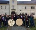 Bild: ffz
Die Jugendlichen der Kemnather Realschule und deren Partnerschule aus Skalna haben viel Freude beim professionellen Filmdreh.