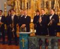 Bild: tie
Die Musiker (von links) Thomas Prey, Simone Matzke, Wolfgang Zizler, Andreas Matzke, Georg Matzke, Margit Matzke, Manfred Brunner und Sebastian Lindner boten ein abwechslungsreiches Konzert.