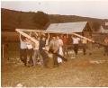 Bild: exb
Ein Bild aus den Anfangszeiten des TuS Hohenburg: 1962 wurde die Wiese für den Sportplatz von Veronika Bruckmüller gepachtet, der Sportplatz angelegt und die ersten Tore aufgestellt. Stolz ist man beim Verein bis heute, was ohne groß Geld auszugeben mit viel ehrenamtlichem Herzblut geleistet wird.