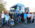 Bild: exb
Einblicke ins Transportunternehmen Leiß in Mitterteich erhielt eine Besuchergruppe der Freien Wähler.