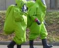 Bild: mfh
Die Arbeit in Chemikalien-Schutzanzügen erfordert einiges Training.