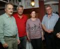 Bild: roh
Die Autoren der siebten "Grenzlandschreiber"-Lesung (von links) Herbert Enders, Dieter Schraml, Brigitte Flügel, Werner Robl mit Moderator Hans Günther Lauth.
