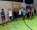 Bild: mef
Übungsleiterin Anja Helgert (vorne) stellt den neuen Kurs HIIT (High Intensity Interval Training) vor.