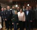 Bild: sl
Josef Beierl (vorne) daneben seine Frau Irmi und Enkel Johannes im Kreise der Vereinsvertreter an seinem 70. Geburtstag im Gasthof Anzer, Oberlind.