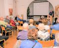 Bild: tu
Fotoclubvorsitzender Alois Hubmann hält im Kultursaal des Stadtmuseums einen Bildervortrag.
