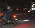 Bild: Hirsch
Bei den Kontrollen achteten die Polizeibeamten vor allem auf die Lichttechnik an den Fahrzeugen.