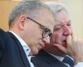 Bild:  Arne Dedert/dpa
Bleibt es bei Schwarz-Grün in Hessen? Volker Bouffier (CDU) und Tarek Al-Wazir (Grüne) würden die Koalition am liebsten fortsetzen.