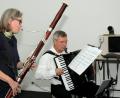 Bild: Stephan Huber
Im Amberger Luftmuseum ernteten Ulrike Fröhling und Thomas Peter-Horas, das Duo "Unerhört Fagott", großen Applaus.