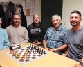 Bild: krb
Mit Zvatoslav Zitek (Zweiter von rechts) konnte ein Spieler gewonnen werden, der auch in der Tschechischen Repuplik Punktspiele bestreitet. Weitere Neumitglieder sind (von links) Peter Jobmann, Pierre Harmisch sowie Markus Schimmerer. Rechts Vorsitzender Alexander Graf.