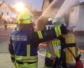 Bild: rtw
Die Feuerwehr Neukirchen und ihre Nachbarn aus Röckenricht, Holnstein-Mittelreinbach und Trondorf proben gemeinsam den Ernstfall.