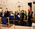 Bild: exb
Das Akkordeonorchester beim Herbstkonzert in der Aula des Klosters.