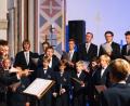 Bild: exb
Der Nachwuchschor der Domspatzen stimmt in Nabburg auf Weihnachten ein.