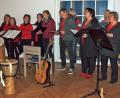 Bild: sön
Die Gruppe Cababana um Agnes Kramer umrahmte musikalisch Gottesdienst und Ausstellungseröffnung.