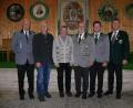 Bild: kgg
Von links Schützenmeister Alfred Koch mit den geehrten Schützen Ernst Baumgartner, Helmut Spandel, Horst-Helge Döll sowie zweitem Schützenmeister Jürgen Hecht und Gauschützenmeister Manfred Zölch.