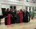 Bild: aks
Die Dozentinnen Sabine Lahm (Fünfte von links) und Sandra Vucenovic (links) mit den Meisterschülerinnen Maja Muzar, Julia Pfänder, Esther Ree, Laura Cromm, Anika Ram, Jana Lea Hess , Georgia Gounari und Marija Grauba (von links).
