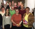Bild: dl
Die Preisträger beim Kirchweihschießen in Pirkhof mit Gaudamenleiterin Renate Stigler (hinten links). Andrea Rupp aus Pullenried und Patricia Schmidt aus Gaisthal (von links) gewannen den Wettbewerb.