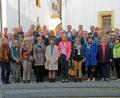 Bild: exb
Die ehemaligen Klassenkameraden trafen sich 40 Jahre nach ihrem Abitur am Gymnasium wieder.