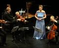 Bild: Wolfgang Steinbacher
Das Fauré Quartett mit Annette Dasch im Stadttheater Amberg.