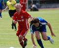 Bild: Werner Stinner
Laura Donhauser (links) wurde heuer mit dem FC Bayern München Deutsche Meisterin bei den B-Juniorinnen. Jetzt geht's bei der Weltmeisterschaft in Uruguay zur Sache.
