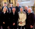Bild: le
Der neue Kirchenvorstand sowie die ausgeschiedenen Mitglieder. Vorne, von links: Pfarrer Wilfried Römischer, Norbert Meierhöfer, Annika Bock, Erna Bodensteiner, Silke Scherm, Christoph Winkler, Renate Staschewski und Hermann Lederer. Hinten, von links: Wolfgang Bock, Norbert Meierhöfer, Peter Jakob, Renate Lindner, Werner Bock und Walter Pröls.