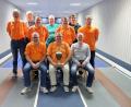 Bild: bsc
Den Sieg beim 28. Wettbewerb um den Klaus-Leibold-Gedächtnispokal sichert sich Alexander Sperber (vorne, Mitte), vor Wolfgang Härtl (vorne, links) und Stefan Fischer (vorne, rechts). Im Bild die zehn Erstplatzierten des Gedächtnisturniers 2018.