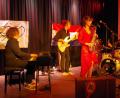 Bild: müb
Carmen Strobel mit Band.