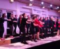 Bild: hka
Mit Schwung und Begeisterung tragen die Wolperdinger Singers ihre Lieder und Balladen vor.
