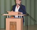 Bild: bej
Bei der Bürgerversammlung erläuterte Bürgermeisterin Sonja Meier die Situation der Marktgmeinde.